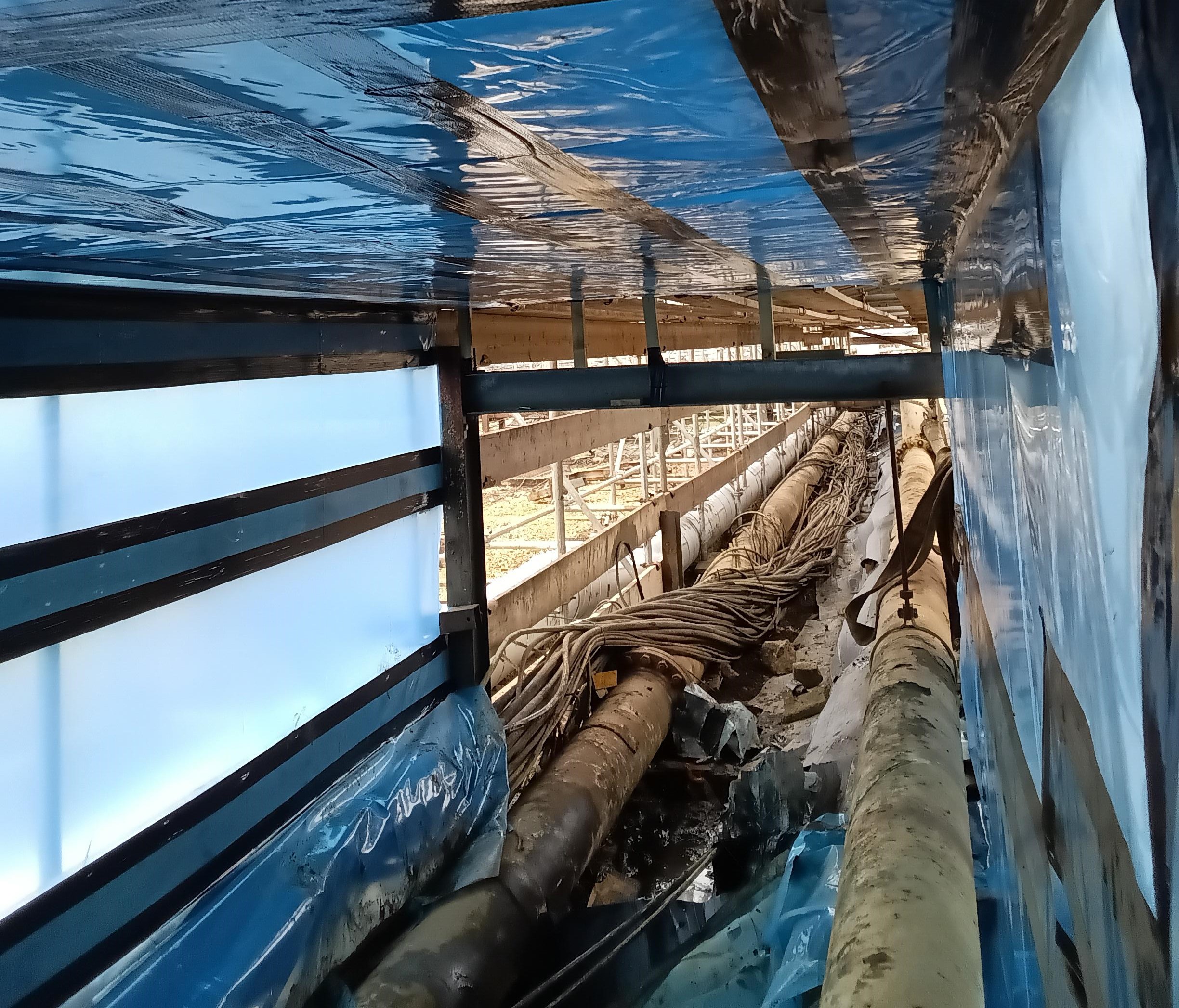 demolition site clean up team