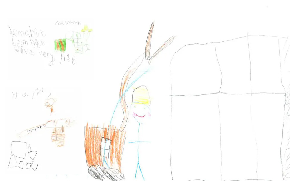 Drawings from Moorings way infants