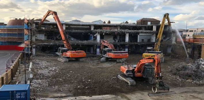 Bargate Shopping Centre demolition Southampton